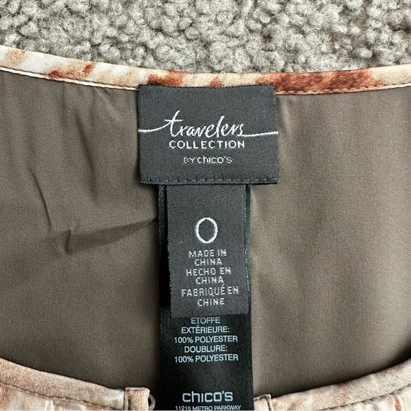 Travelers Collection by Chico’s Blazer Womens Size 0 (S/4) Open Front Jacket - Picture 10 of 15